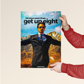 Tony Stark “Get Up Eight” Motivational Poster – Dripster Edition